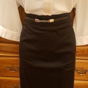 Metaphor Black Cotton Skirt!